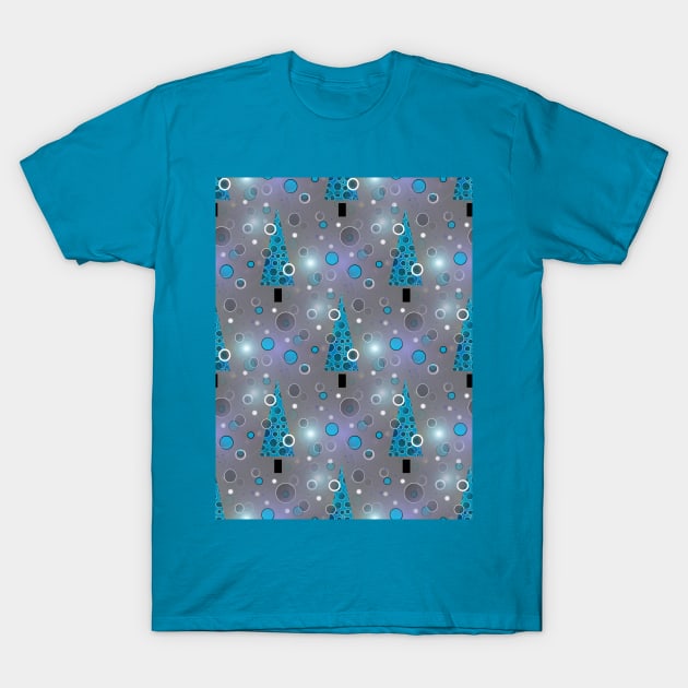 Blue Christmas T-Shirt by SartorisArt1